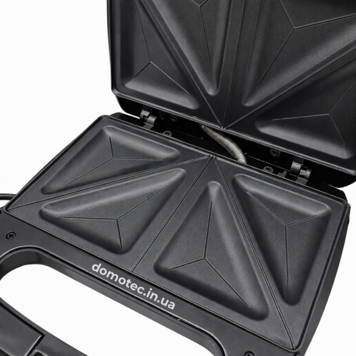 Сендвічниця бутербродниця Domotec MS-7777 750Вт Чорна