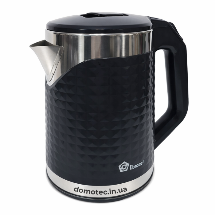 Електричний чайник Domotec MS-5027 2.2 л 2000Вт Чорний