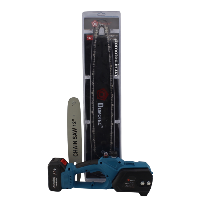 Акумуляторна ланцюгова пилка Domotec Chain Saw 12'' 96V