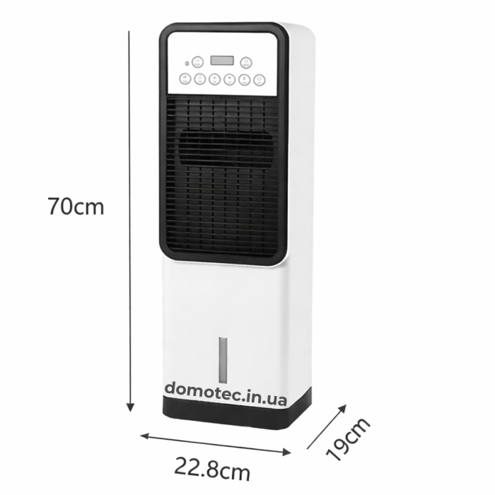 Підлоговий кондиціонер обігрівач 3в1 зі зволожувачем Domotec MS-1668 напільний кліматичний комплекс 3600 Вт