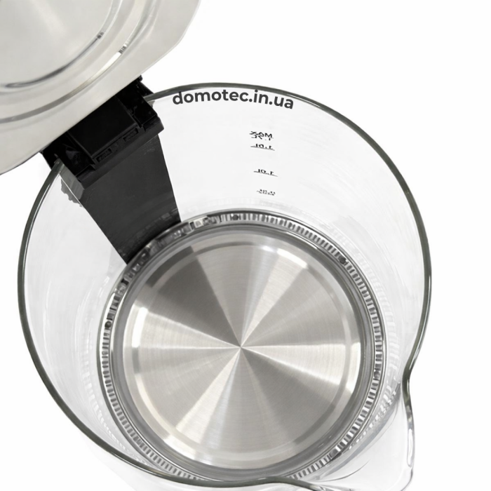 Електрочайник скляний Domotec R-7943 1.7л 1500Вт