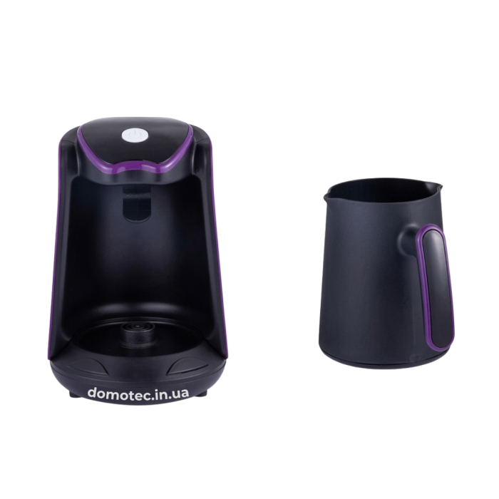 Електротурка кавоварка Domotec MS-102S 300мл 600Вт Фіолетовий