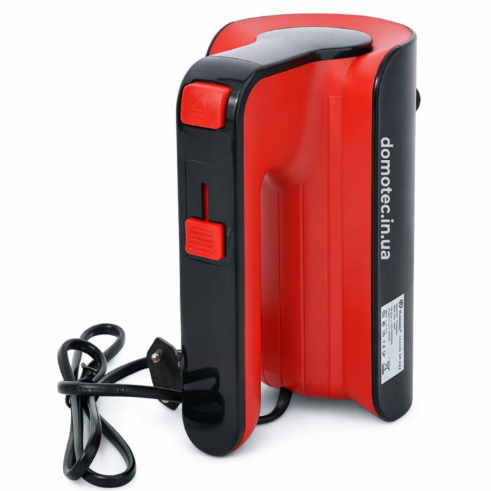 Міксер ручний Domotec R6653R 800 Вт з додатковими насадками