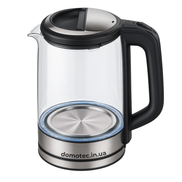 Електрочайник скляний Domotec R-7943 1.7л 1500Вт