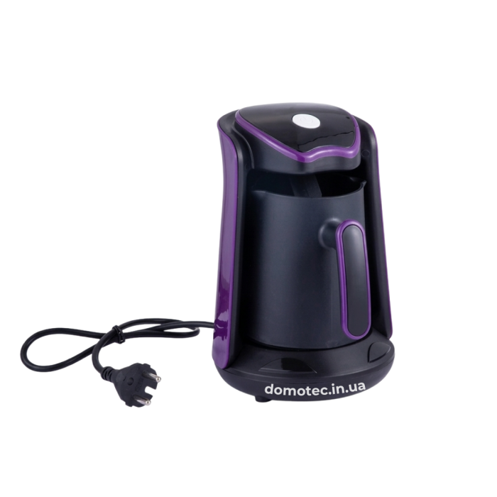 Електротурка кавоварка Domotec MS-102S 300мл 600Вт Фіолетовий