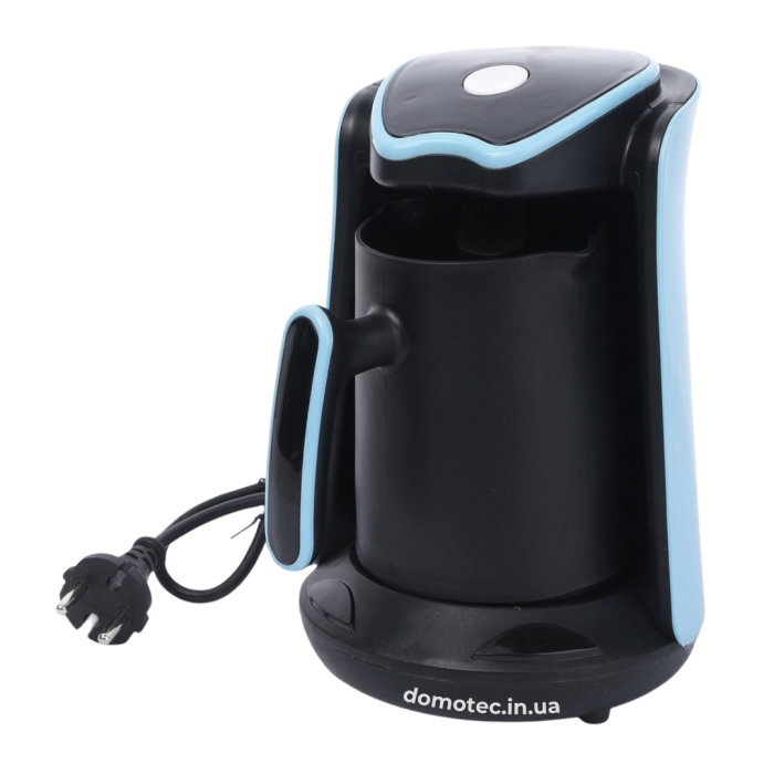 Електротурка кавоварка Domotec MS-102S 300мл 600Вт Блакитний