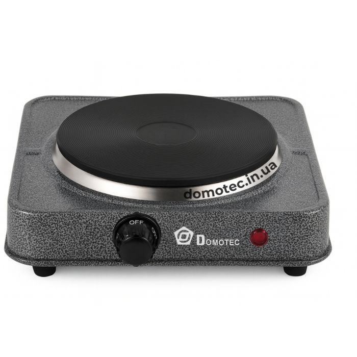 Електроплита Domotec MS-5821 — 1 конфорка, 1000 Вт