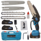 Акумуляторна ланцюгова пилка з 2 шинами Domotec Chain Saw 6'' and 8"