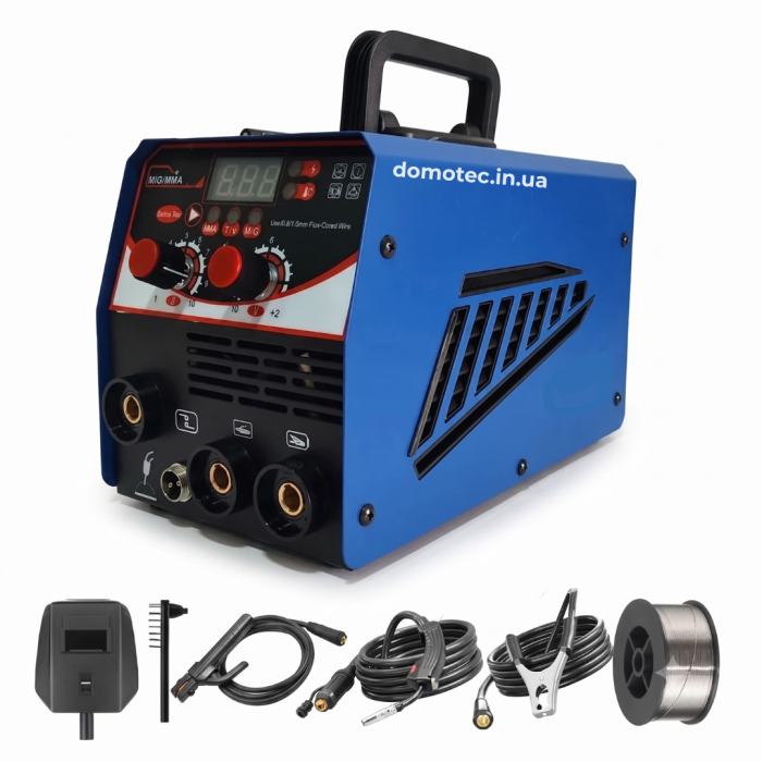 Зварювальний апарат Domotec MIG-400 21.9kVA MIG, TIG, MMA