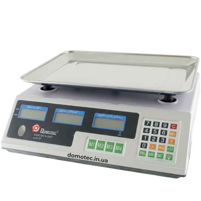 Ваги торговельні Domotec MS-228 до 50кг