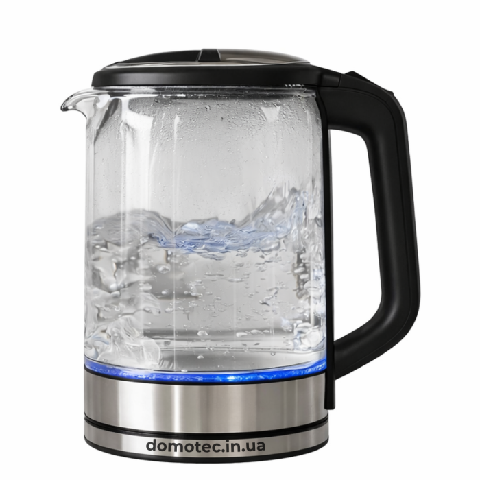 Електрочайник скляний Domotec R-7943 1.7л 1500Вт