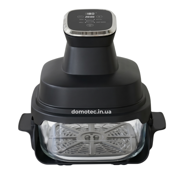 Аерофритюрниця зі скляною чашею 7л Domotec MS-3228 4600 Вт