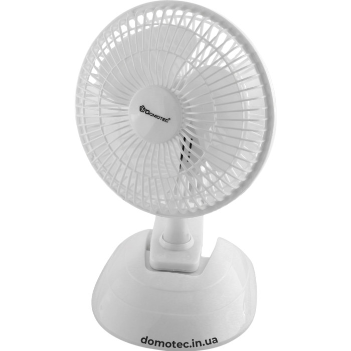 Вентилятор Domotec MS-1623 White на прищепці