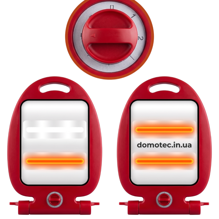 Обігрівач інфрачервоний Domotec MS-5952 Червоний