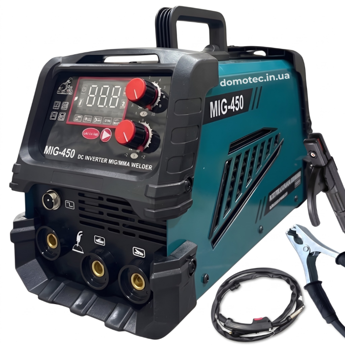 Зварювальний апарат Domotec MIG-450 26.4kVA MIG, TIG, MMA