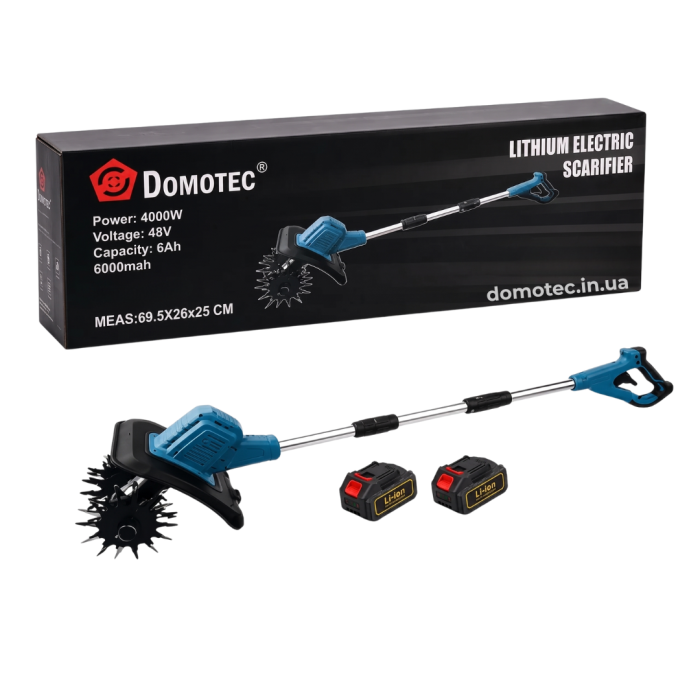 Культиватор акумуляторный Domotec 48V 4000Вт