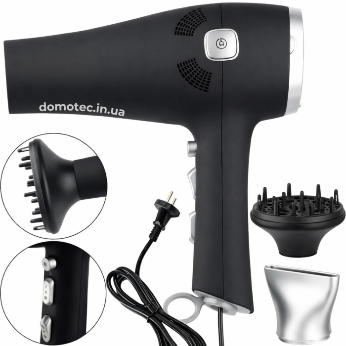 Фен для волосся Domotec R-402В 2400Вт