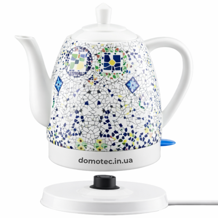 Електрочайник керамічний Domotec MS-7837 1.4л 1000Вт Мозаїка