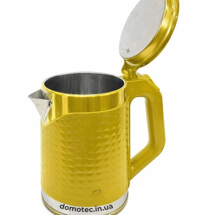 Електричний чайник Domotec MS-5027 2.2 л 2000Вт Жовтий