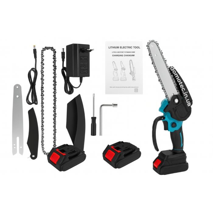 Акумуляторна ланцюгова пилка CHAIN SAW 6'' Domotec 68V 8Ah