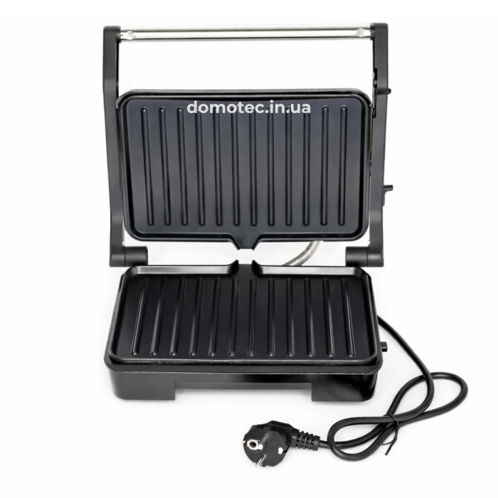 Гриль електричний контактний Domotec MS-240 1000Вт