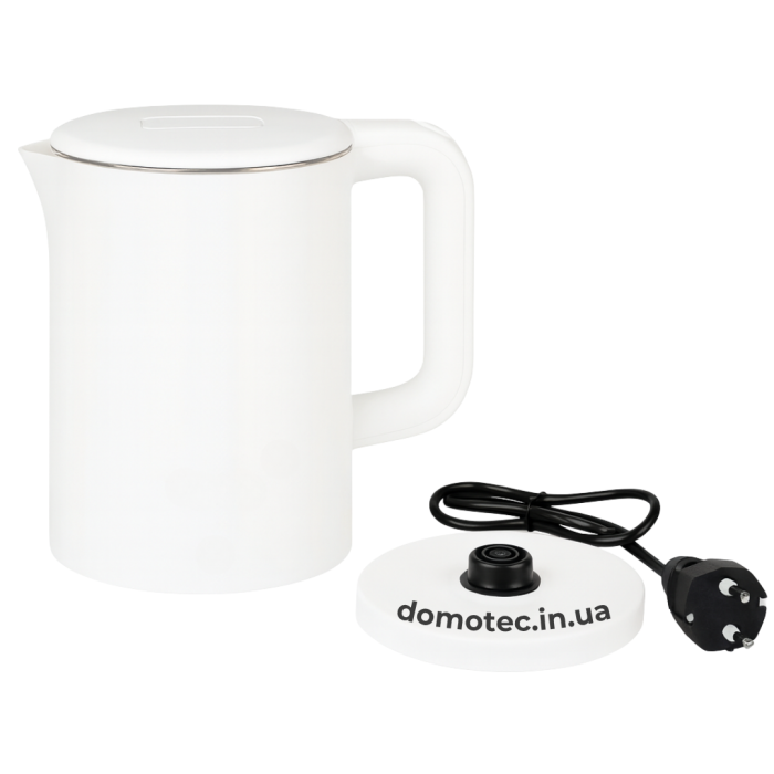 Електрочайник Domotec MS-5028 1.8л 1500Вт Білий