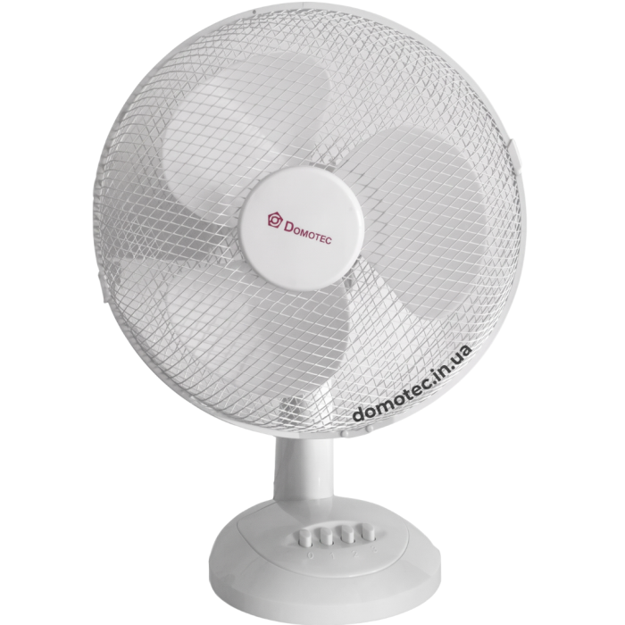 Вентилятор Domotec MS-1625 Білий 30Вт настільний