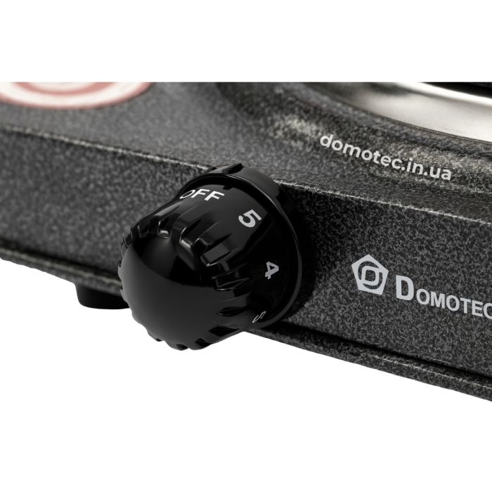 Електроплита Domotec MS-5821 — 1 конфорка, 1000 Вт