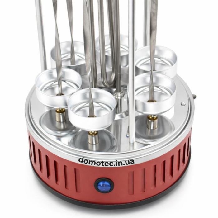 Електрошашличниця Domotec MS-7783 1000Вт Червона