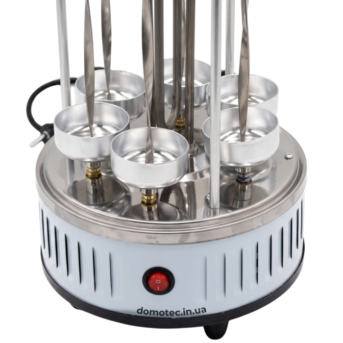 Електрошашличниця Domotec MS-7782 1000Вт Біла
