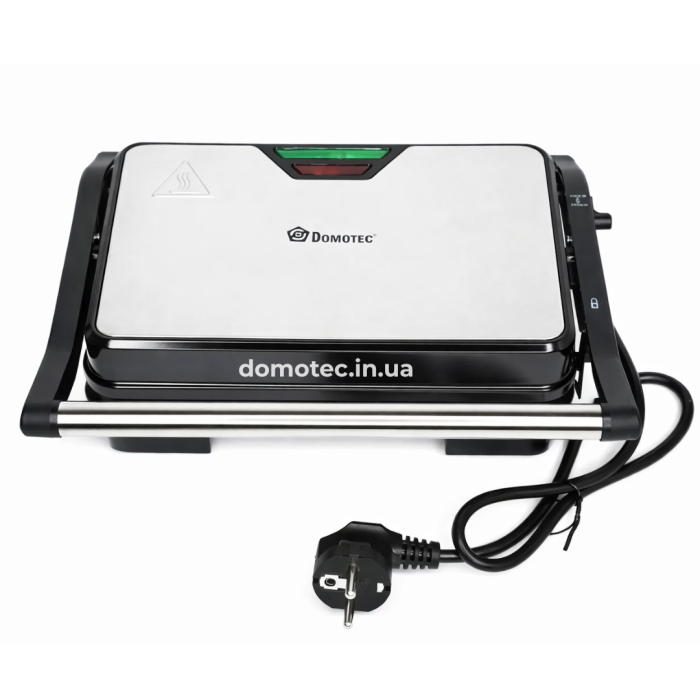 Гриль електричний контактний Domotec MS-240 1000Вт