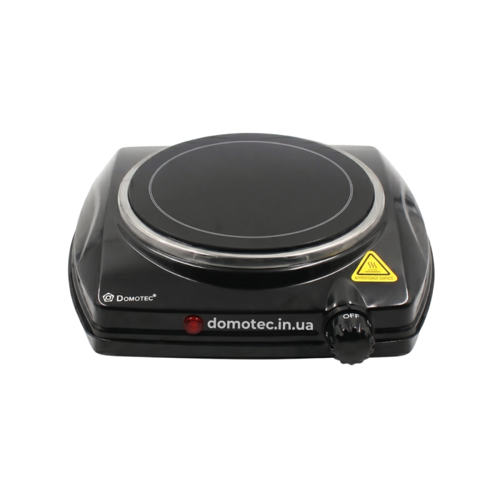 Плита інфрачервона Domotec MS-5851 1 конфорка 900Вт Чорна