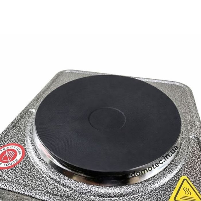 Електроплита Domotec MS-5821 — 1 конфорка, 1000 Вт