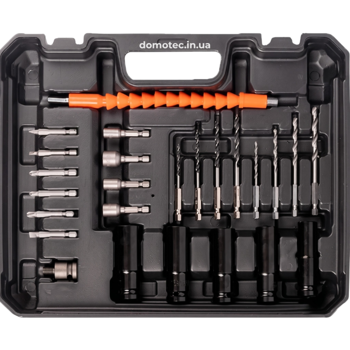Акумуляторний гайковерт із 25 насадками Domotec 96V