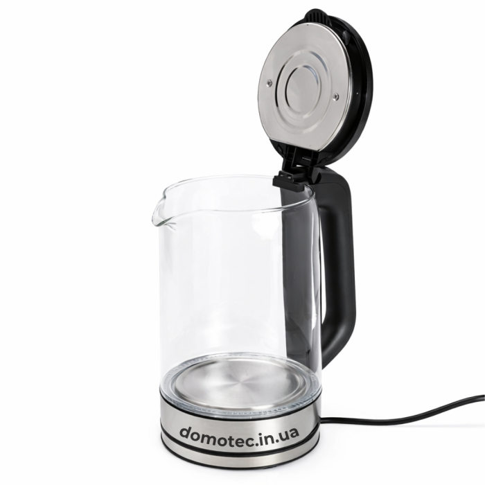 Електрочайник скляний Domotec R-7943 1.7л 1500Вт
