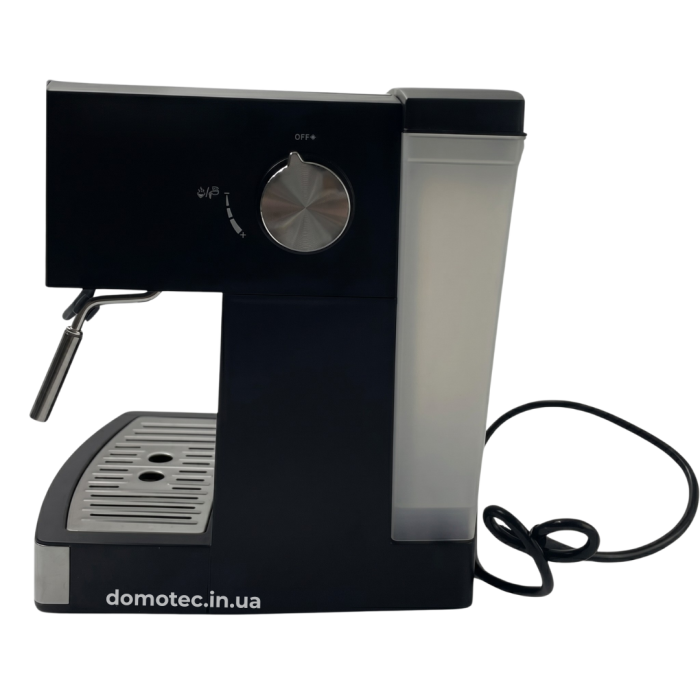 Кавоварка ріжкова Domotec MS-113 1.6л 850Вт еспресо, капучино, латте