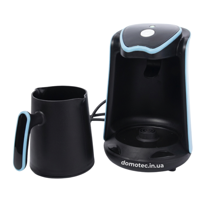 Електротурка кавоварка Domotec MS-102S 300мл 600Вт Блакитний