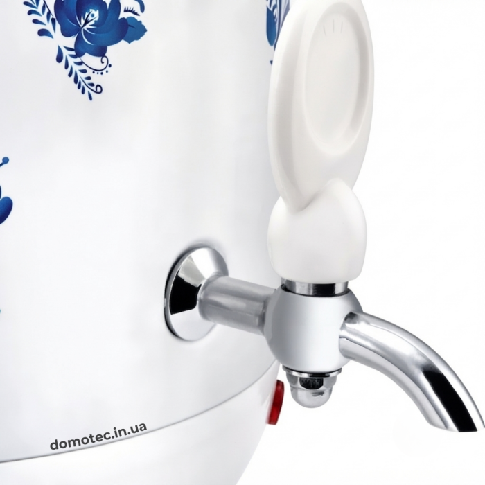 Електричний самовар 2в1 з фарфоровим заварником Domotec R-7118W 3.5л