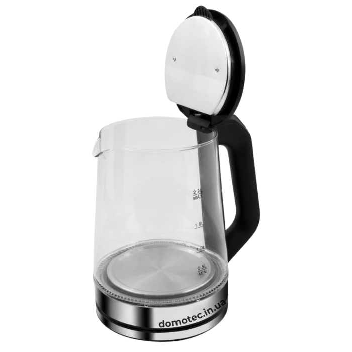 Електрочайник скляний Domotec R-7846 2,3л 2000Вт