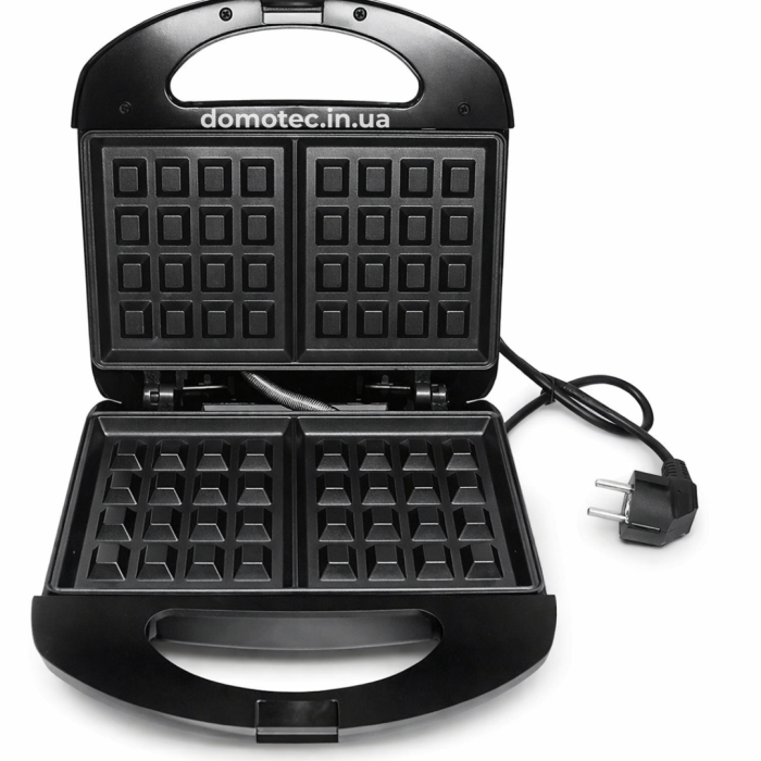 Вафельниця Domotec MS-7705 з антипригарним покриттям 1000Вт