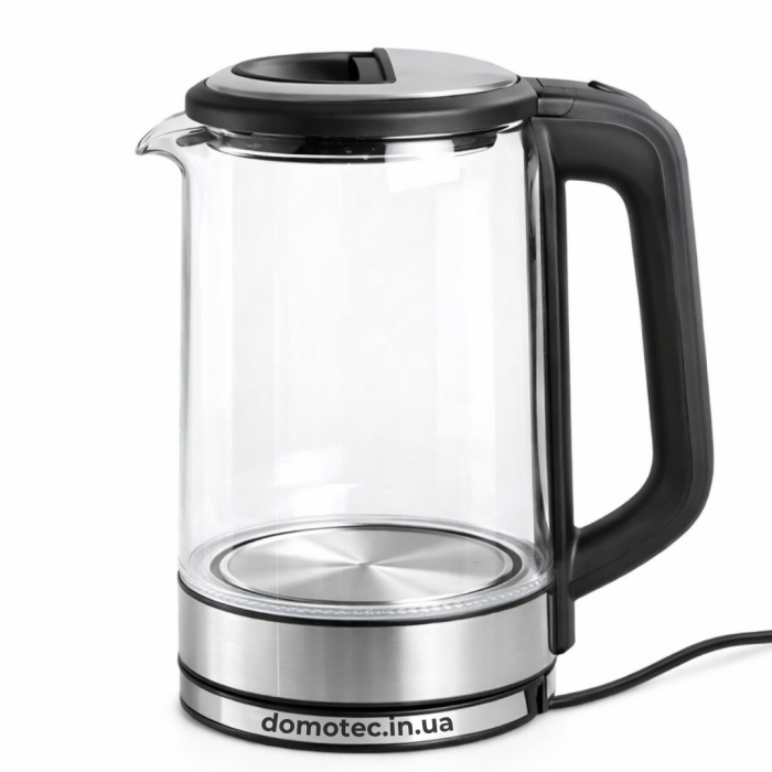 Електрочайник скляний Domotec R-7943 1.7л 1500Вт