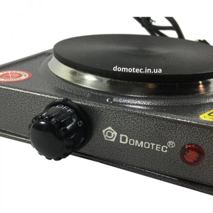 Плита електрична Domotec MS-5811 1 конфорка 1000Вт
