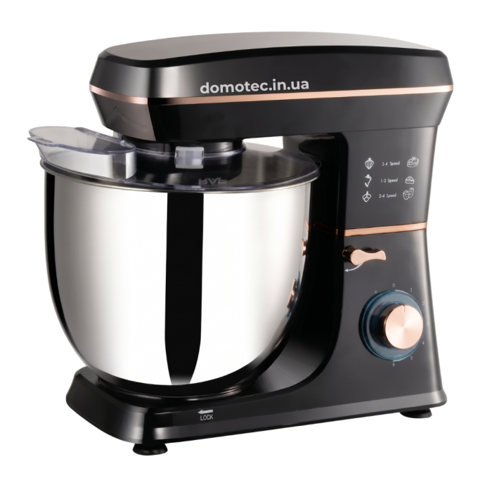 Планетарний міксер тістоміс Domotec R6673 12л 1800 Вт