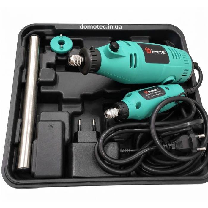 Гравер електричний та гравер Mini 12V з 236 насадками Domotec