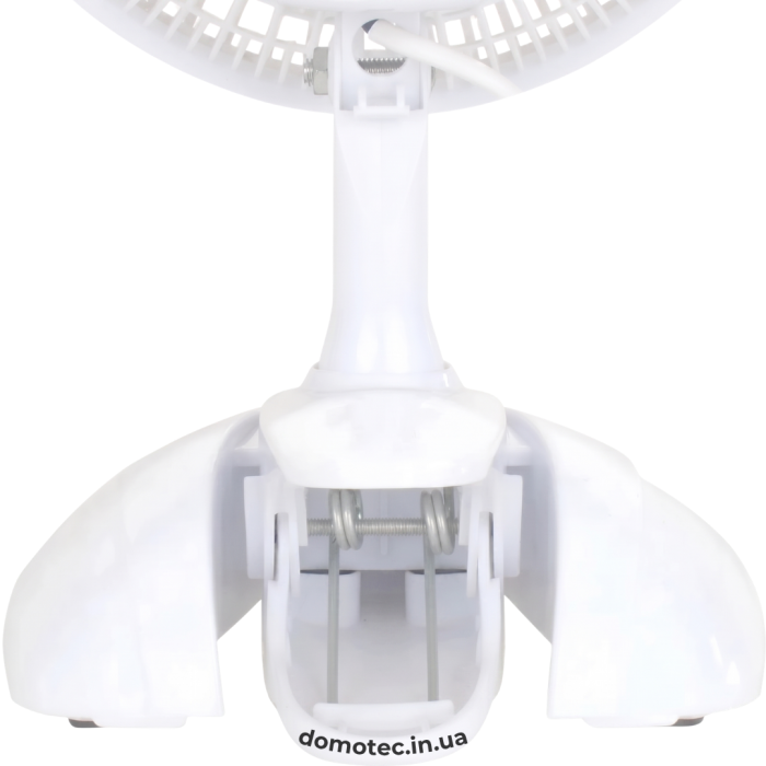 Вентилятор Domotec MS-1623 White на прищепці