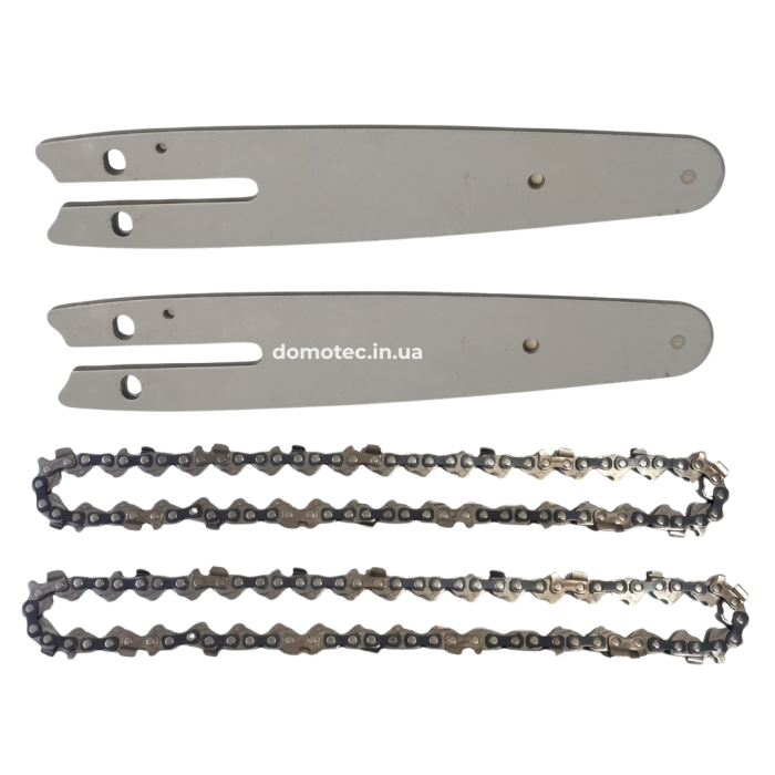 Акумуляторна ланцюгова пилка з 2 шинами Domotec Chain Saw 6'' and 8"