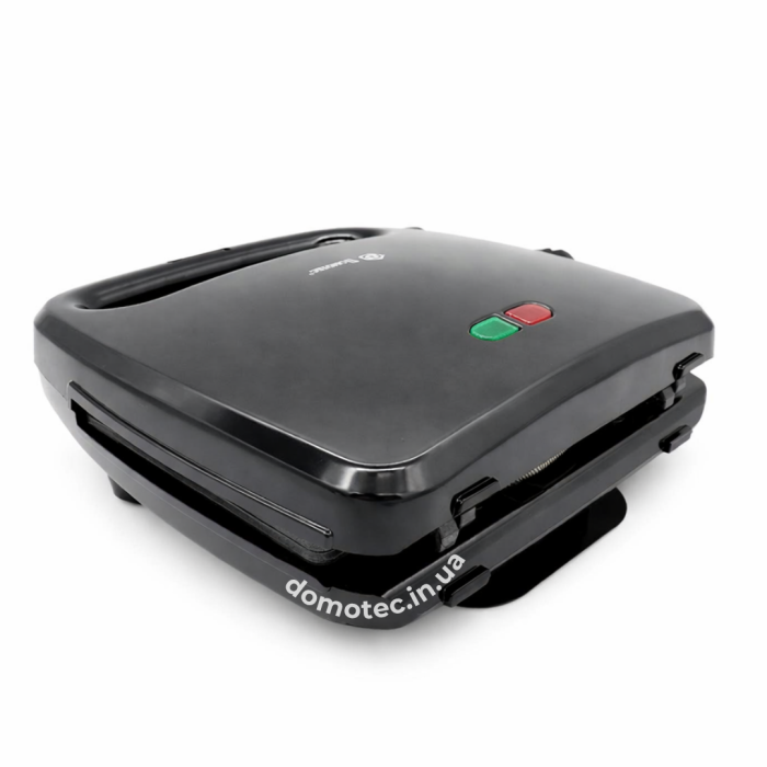 Сендвічниця бутербродниця Domotec MS-7777 750Вт Чорна