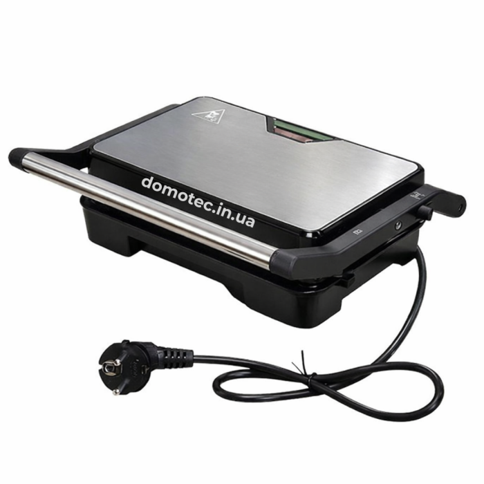 Гриль електричний контактний Domotec MS-240 1000Вт