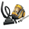 Пилосос Domotec MS-4408 3600Вт Turbo Brush Жовтий